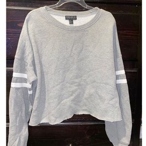 Plus Size Forever 21 Cropped Sweatshirt